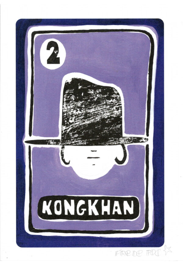 Print Kongkhan du Grand Oracle des 7 Familles, crée et édité par Frede Poc