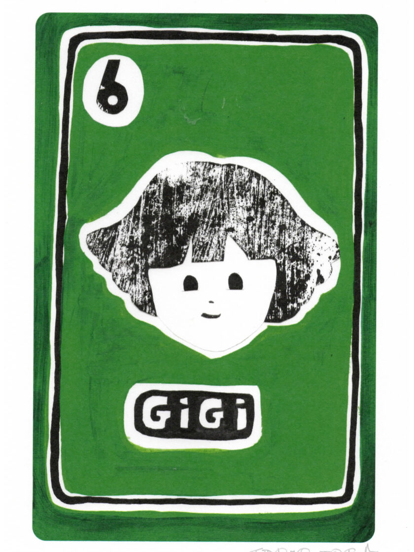 Print Gigi du Grand Oracle des 7 Familles, crée et édité par Frede Poc