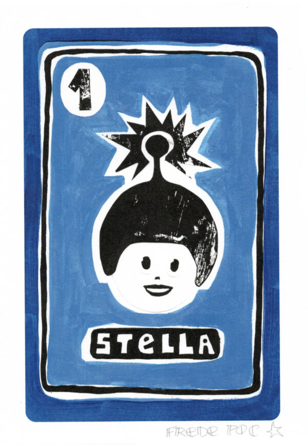 Print Stella du Grand Oracle des 7 Familles, crée et édité par Frede Poc