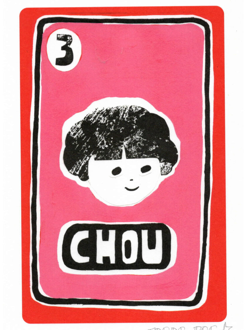 Print Chou du Grand Oracle des 7 Familles, crée et édité par Frede Poc