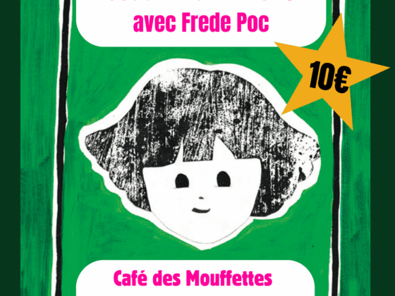 Affiche de la soirée Psycho-Oracle du 17 avril 2025 au Café des Mouffettes à Saint Bauzille de Putois